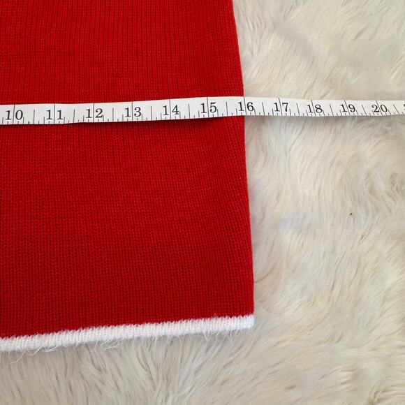 Planet Gold Bow Christmas Santa Pull On Knit Mini Skirt Small NWOT - Picture 9 of 10